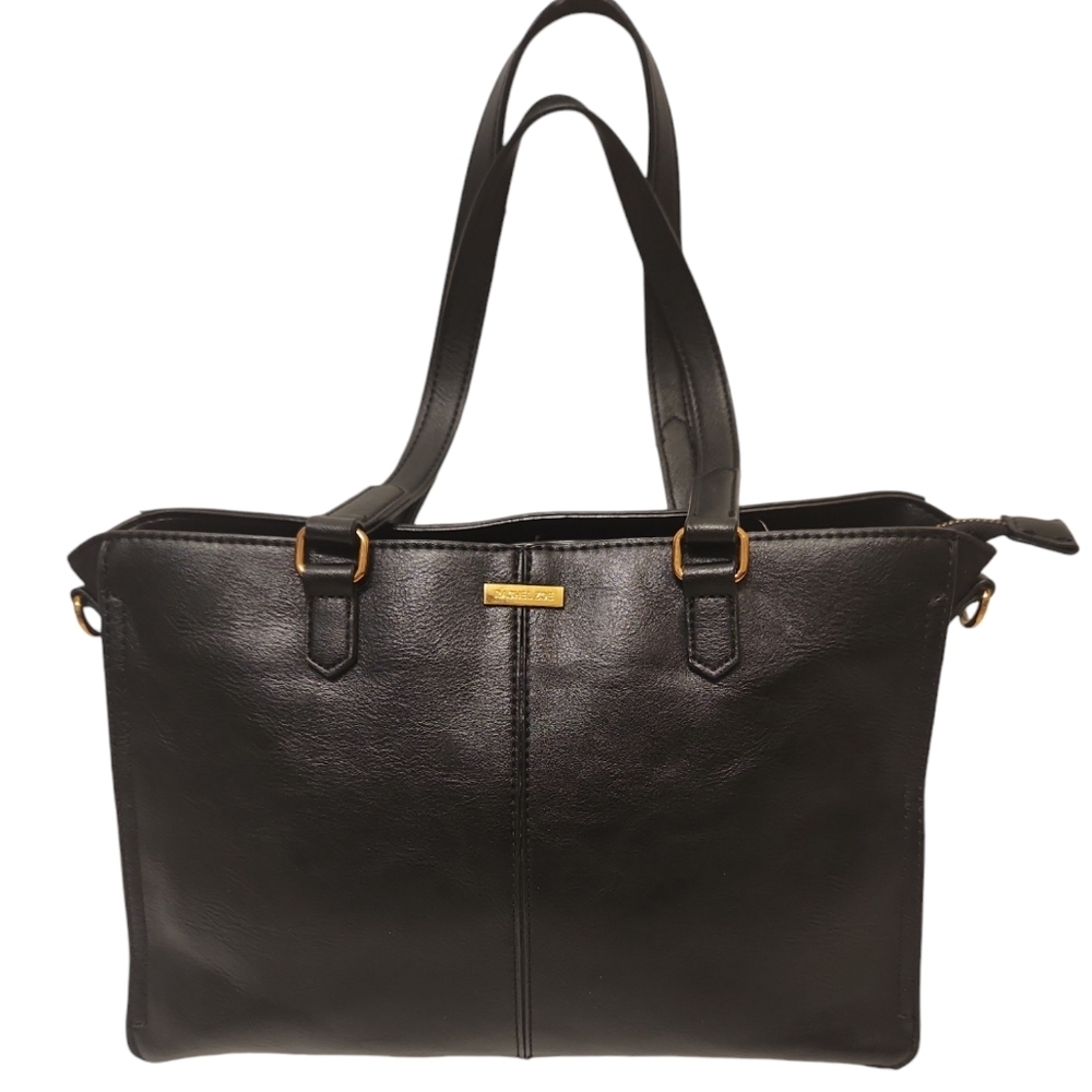 Rachel Zoe Women's Black Helsie Classic Vegan Satchel